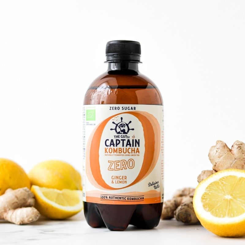 GUTsy Captain Kombucha Zero - Proefpakket 4 x 400ml