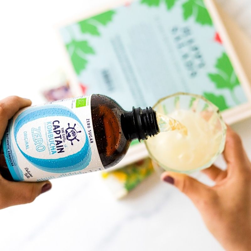 GUTsy Captain Kombucha Zero - Proefpakket 4 x 400ml